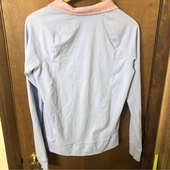 PINK 1/4 zip pullover medium - Picture 5 of 7